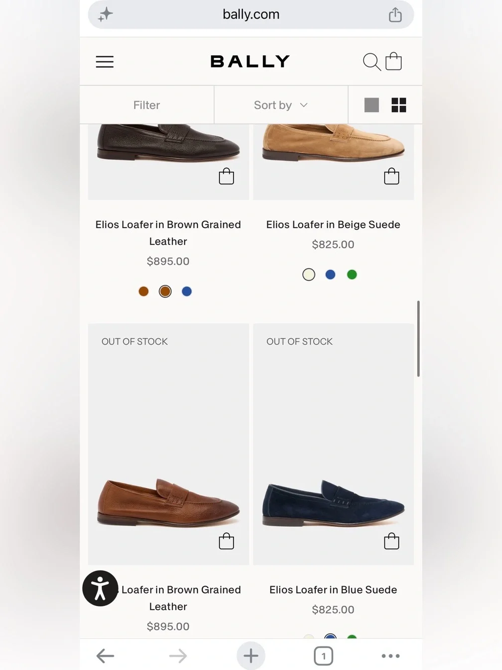 Bally Bardio Leather Loafers 7